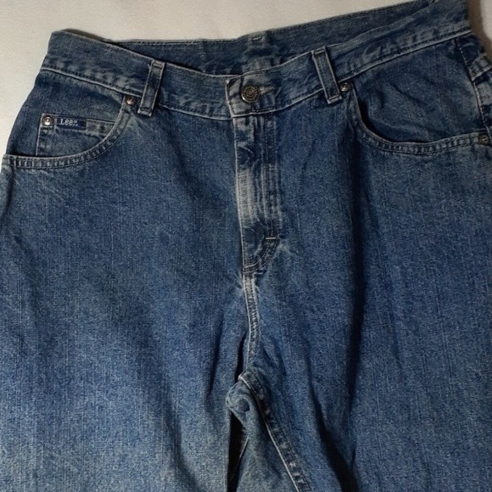 Vintage Lee  high waisted mom jeans 12 petite 29 inseam denim pants l xl classic